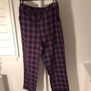 plaid pants